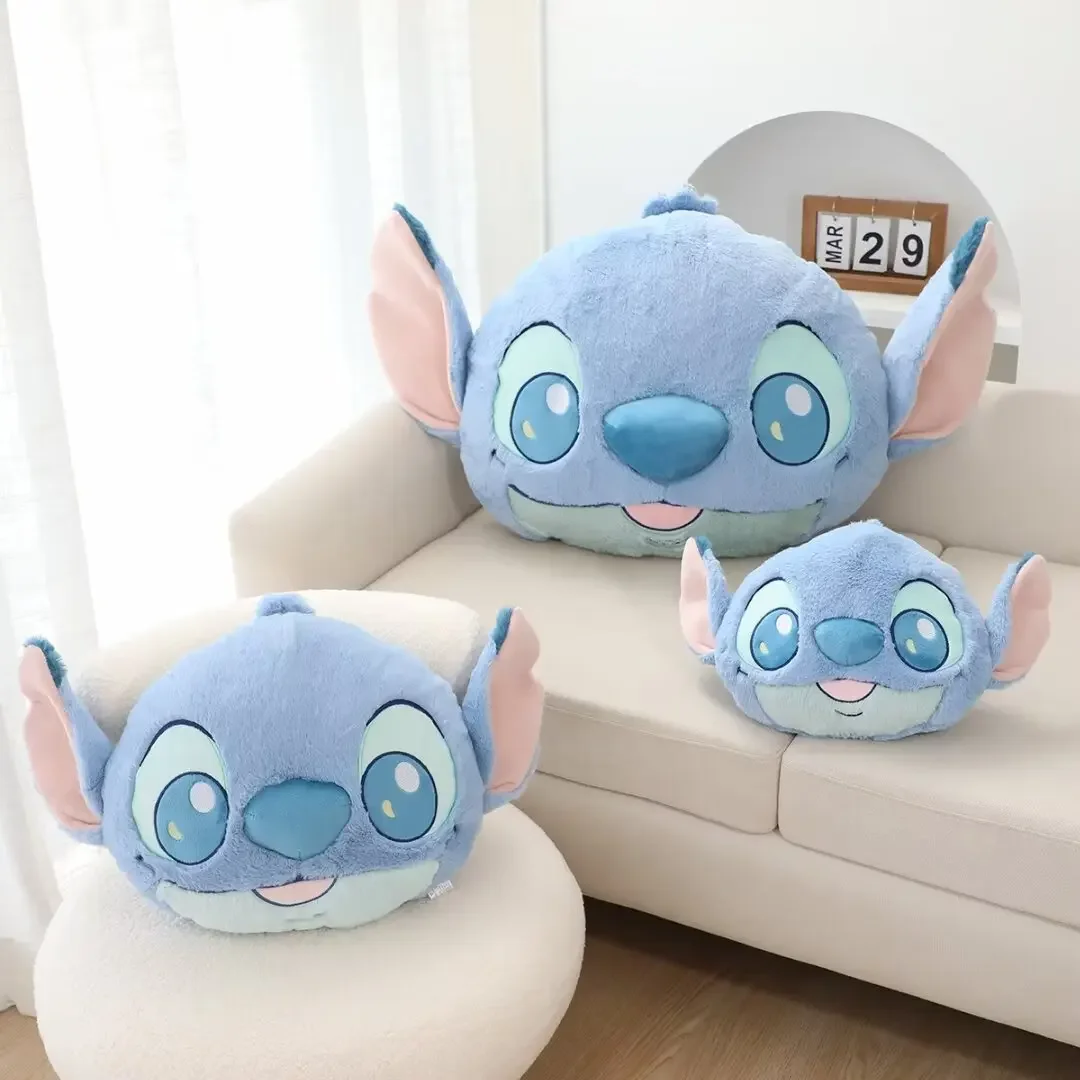 Comfortable Stitch Plush Toy Very Soft Throw Pillow Cartoon Stuffed Anime Plushies Back Cushion Sofa Bed Car Seat Xmas Gifts