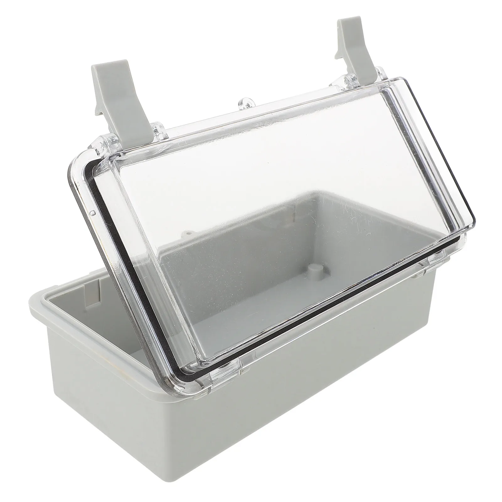 

Plastic Junction Box Waterproof Outdoor Electrical Line Enclosure Strong Stable DIY Project Box for Wire Protection and