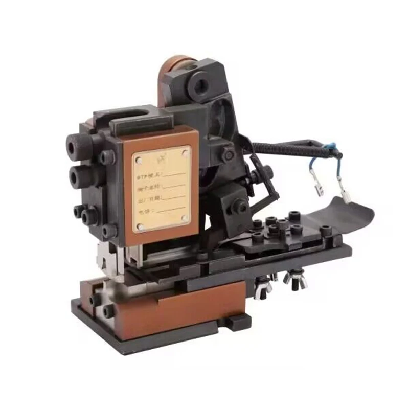 BORX High Precision Cable Crimping Machine for Copper Aluminum Terminal AMP Single Grain Transverse Vertical Feeding Blade