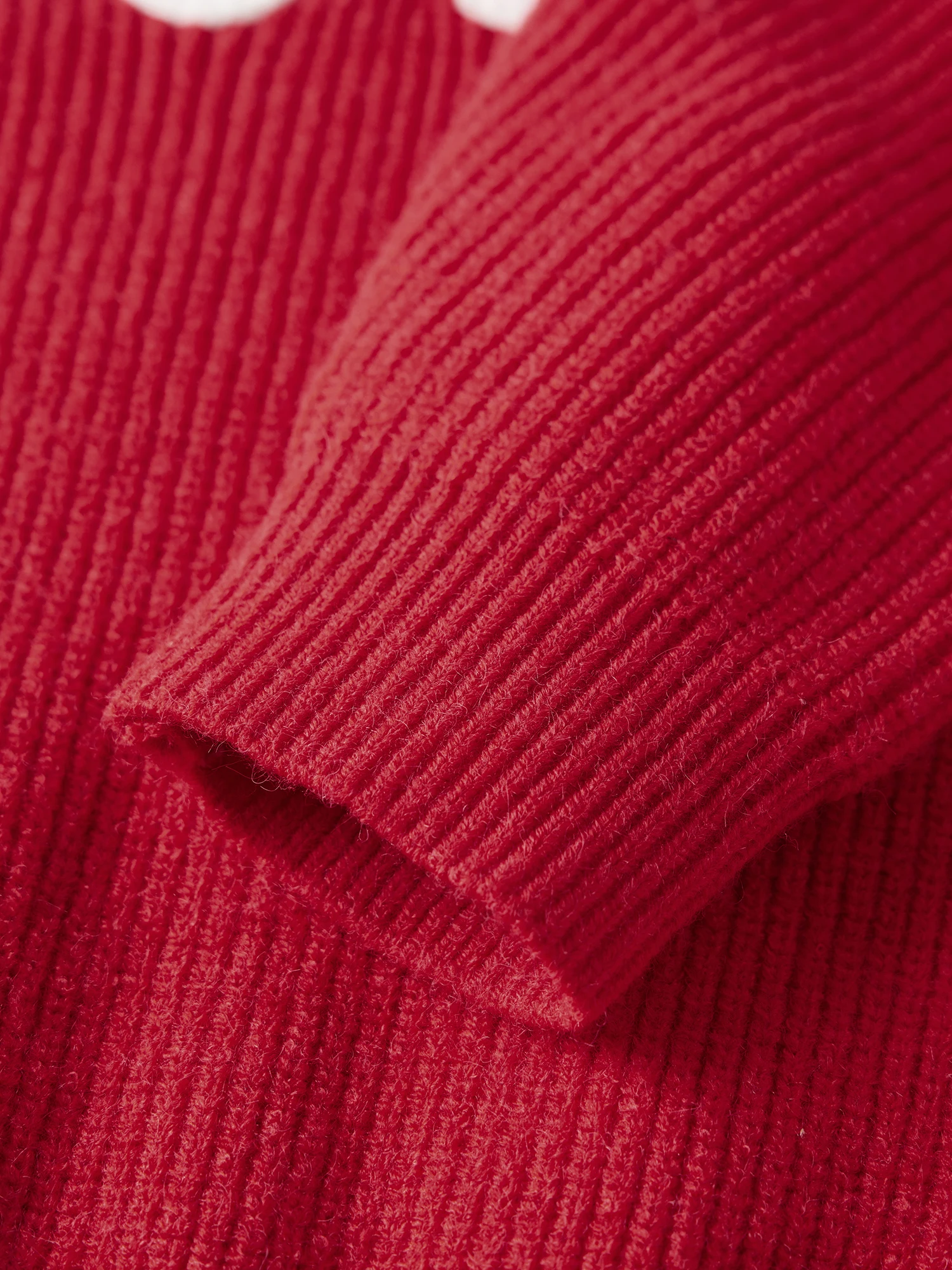 سترة متطابقة للأم والابنة مطرزة برقبة دائرية وأكمام طويلة للنساء والفتيات والأطفال الصغار