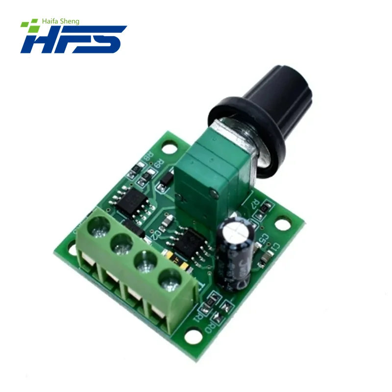 DC 1.8V 3V 5V 6V 12V 2A PWM Motor Speed Controller Low Voltage Motor Speed Controller PWM 0-100% Adjustable Drive Module