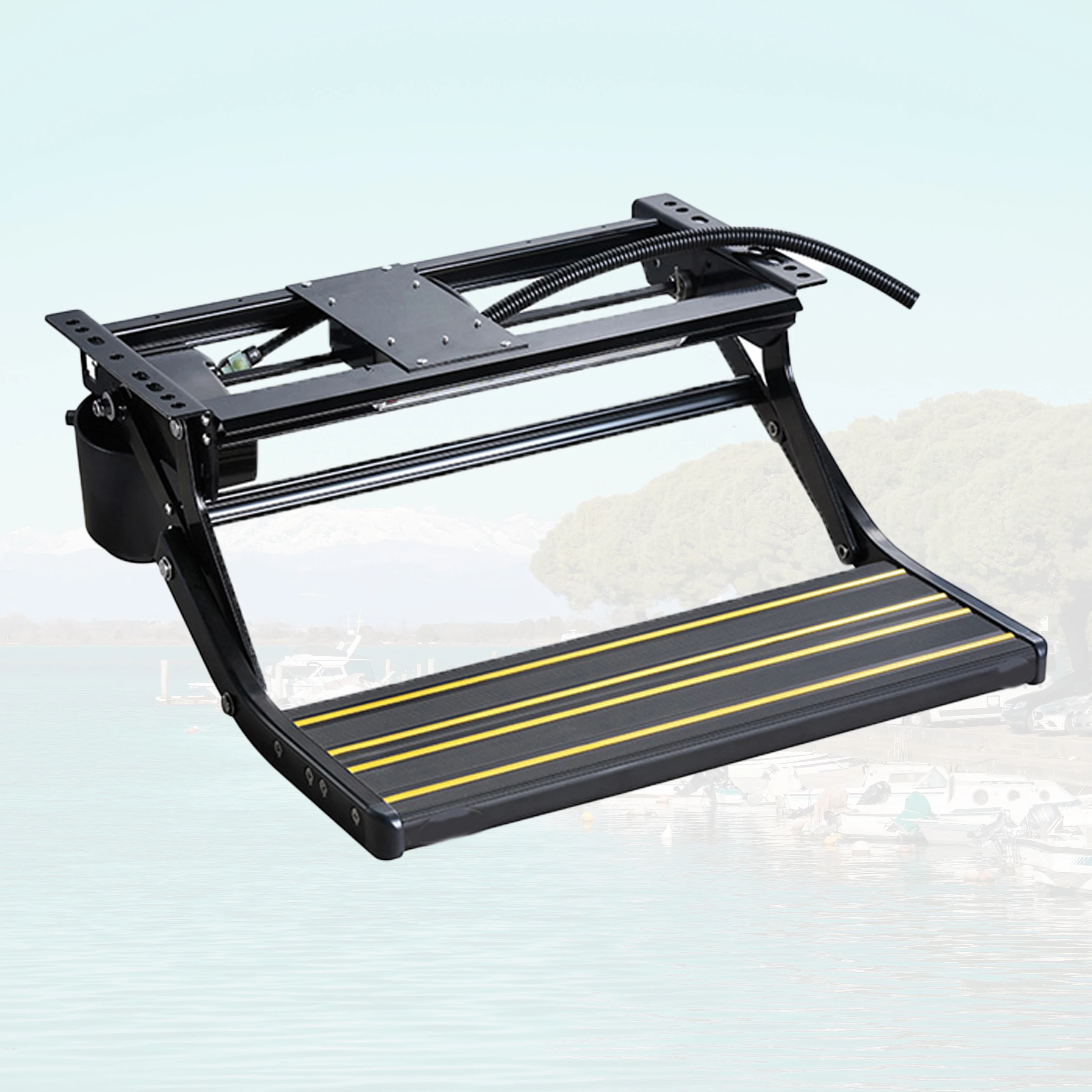 

Competitive Price China Manufacture RV Auto Single Step For Different Types Of Caravans With High Quality