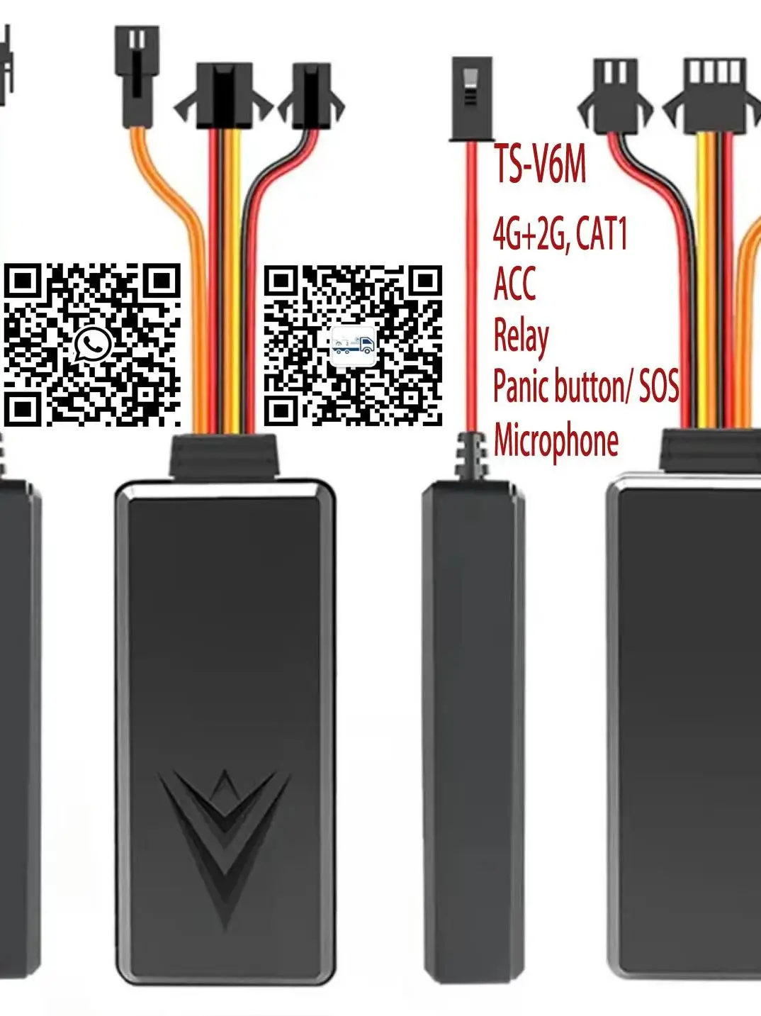 

100 шт. Φ 4G 2G CAT1 SIMCOM 7670SA автомобильный GPS-трекер ACC реле SOS микрофон THINGSYS GT06 протокол Бразилии