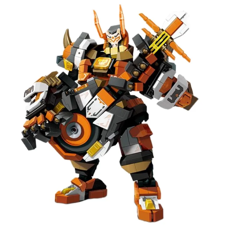 

Building Blocks Chinese Mythology Demon Mecha Robot Model Puzzle Assembling Boy Toys Holiday Gifts Hobby Collection Decoration