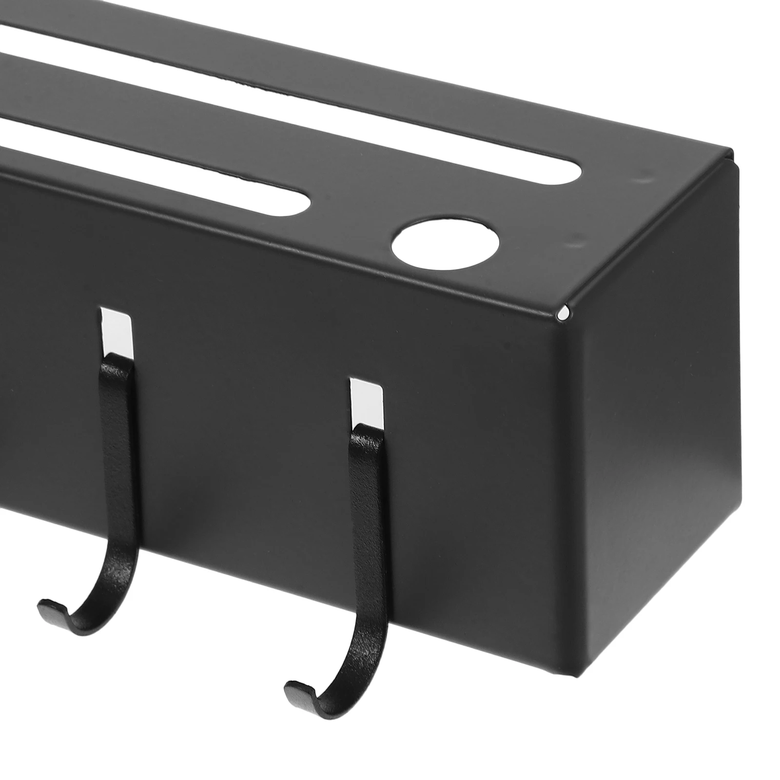 

Sturdy 40cm Gun Grey Cutter Storage Holder Wall Knife Rack Chopsticks Case Draining Kitchen Utensil Organizer No Drill