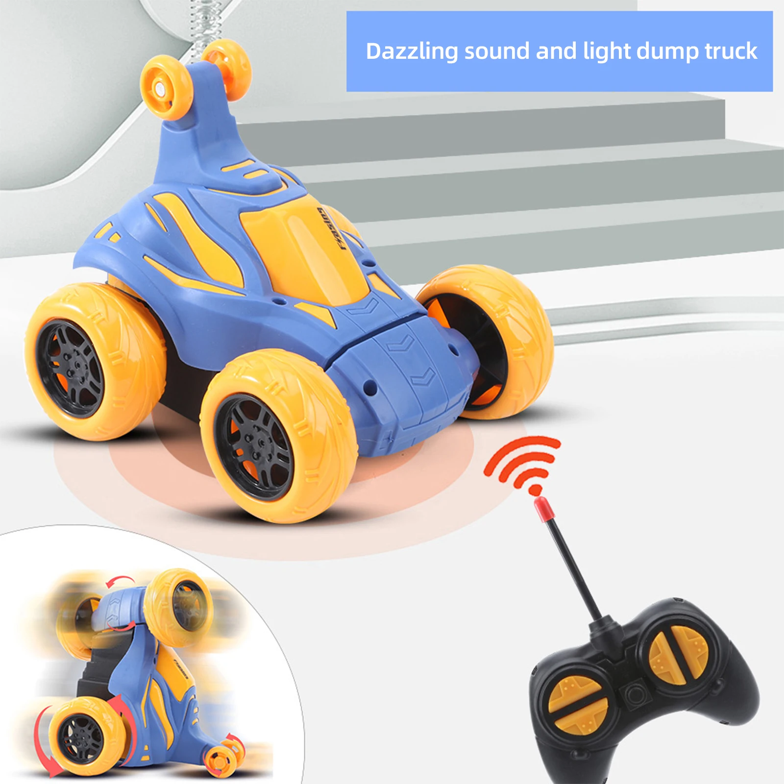 Remote Control Stunt Car RC Car Toy with 360° Tumbling for Kids Boys Girls