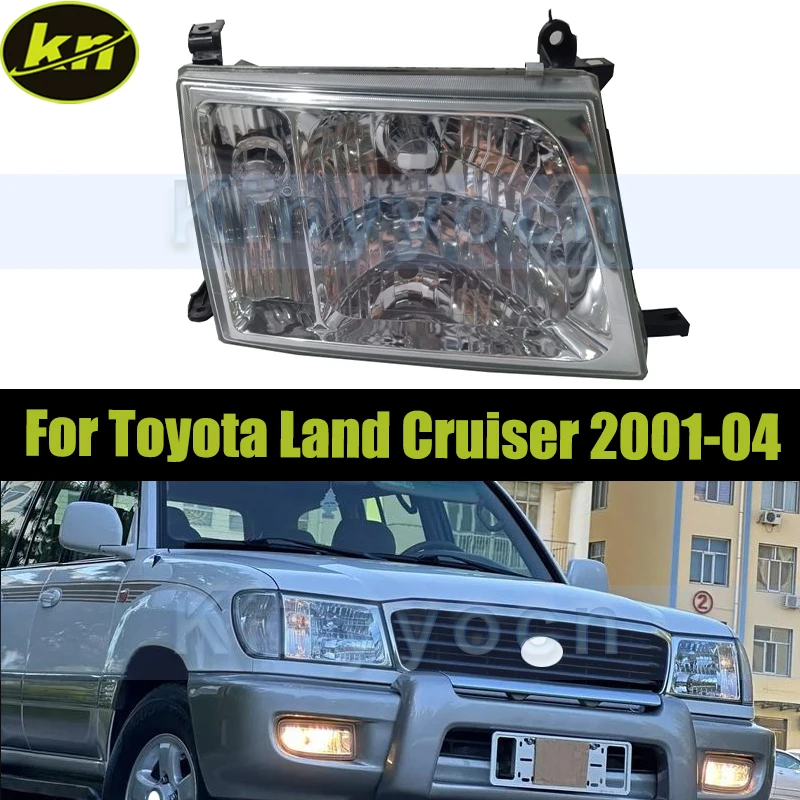 

Front Bumper Headlight Headlamp For Toyota Land Cruiser 2001 2002 2003 2004 Head Light Head Lamp