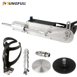 Telescopic Linear Actuator 20MM-120MM Stroke Adjustable Reciprocating Mechanism Motor 3XLR Connector Suction Cup 80mm Plate
