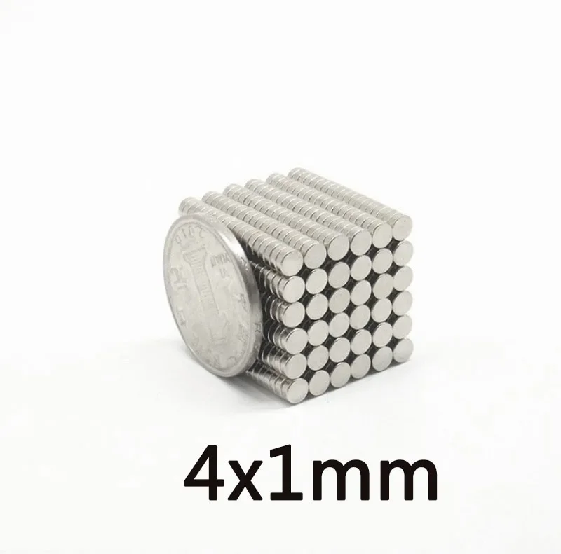 4x1 مغناطيس دائري صغير 4 مللي متر * 1 مللي متر للثلاجات المنزلية والمكاتب لتقوم بها بنفسك 4x1 مللي متر مغناطيس قوي قوي 4*1 ملم #2