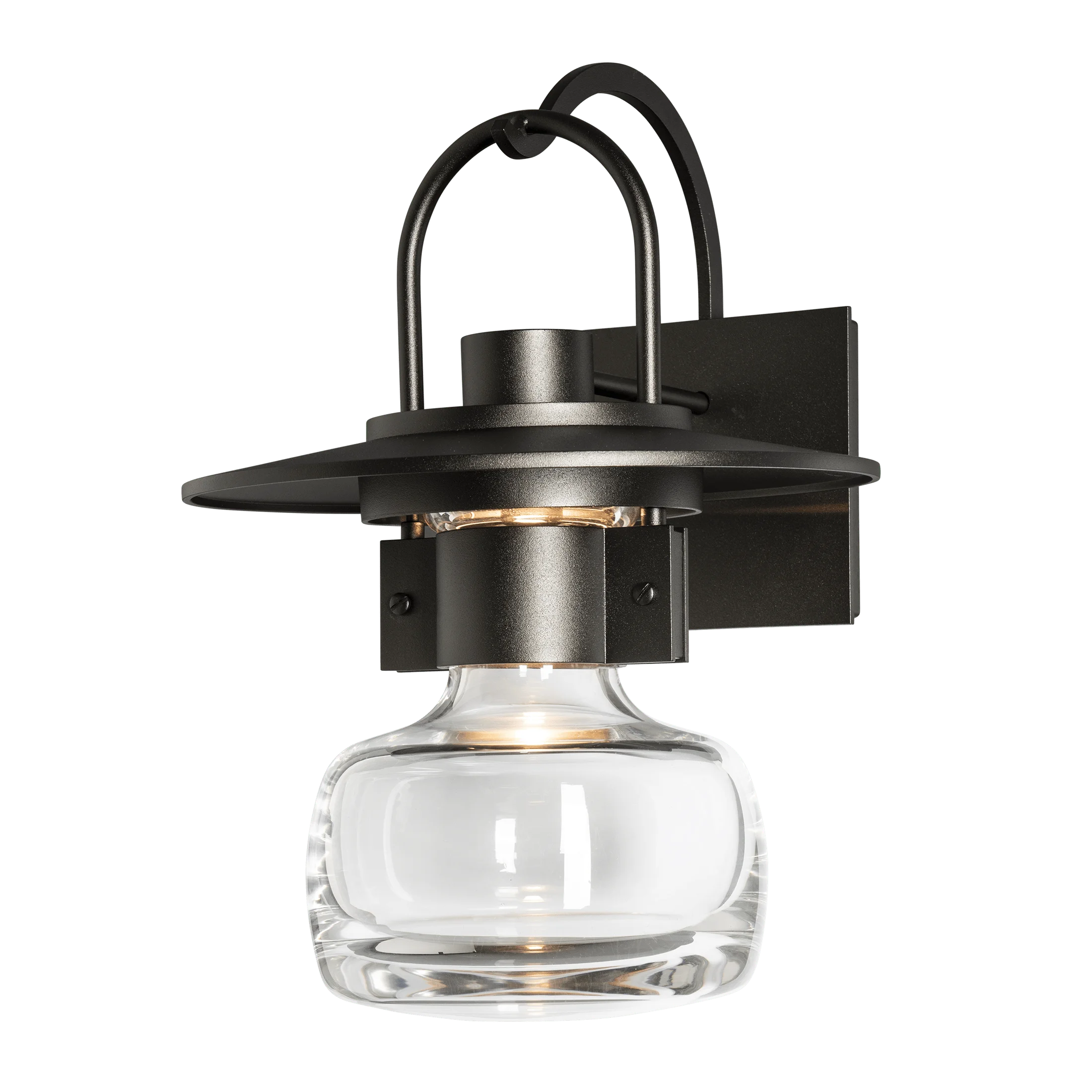 Modern Simple LED Outdoor Wall Sconce Water-Proof Thick Blown Glass Bell Warm White Wall Scone for Bedroom Garden