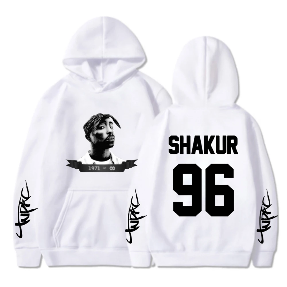 2Pac Hoodie Hip Hop Pullover Hip Hop Hoodie Women\'s Top Boys\' Coat Rap Long Sleeve 2023 Men\'s Clothing Rap Pattern New Hoodie