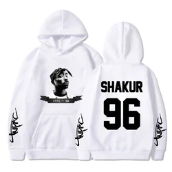 2Pac Hoodie Hip Hop Pullover Hip Hop Hoodie Women's Top Boys' Coat Rap Long Sleeve 2023 Men's Clothing Rap Pattern New Hoodie