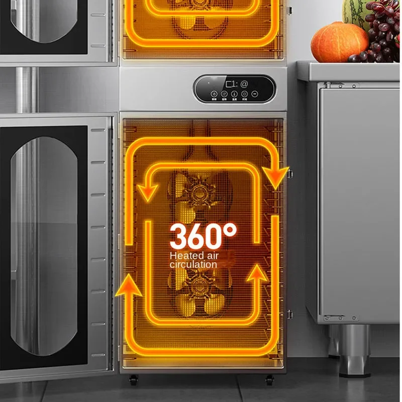 Large Dehydrator Fruit and Vegetable Food Dryer Without Flower Mango Longan Mushroom Food Beef Sausage Fish Chicken Duck Bellows