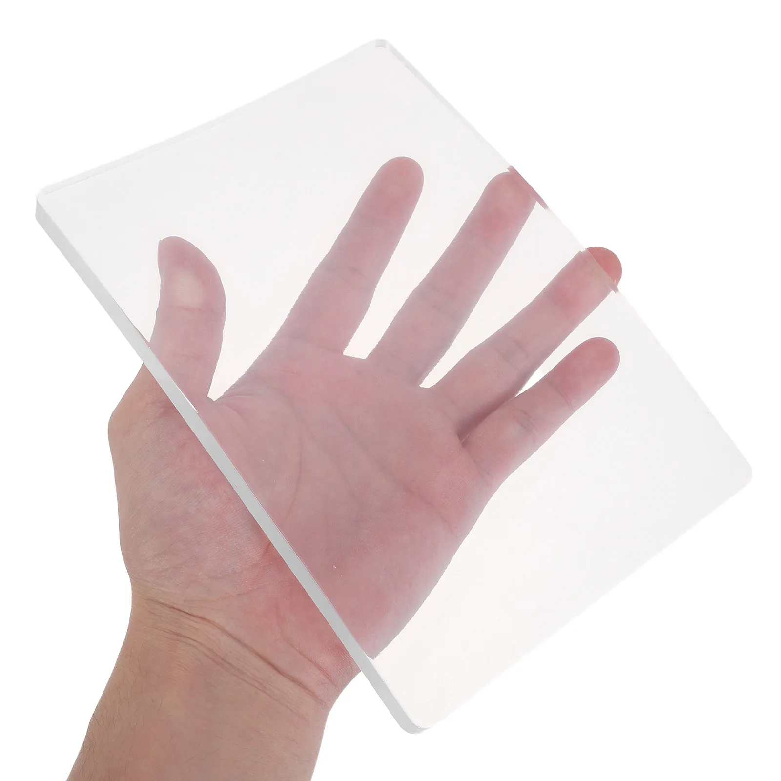 3Pcs Clear Gel Plate for Art Printing Transparent Reusable Gel Plate for Crafting Mixed Media Journaling Printmaking