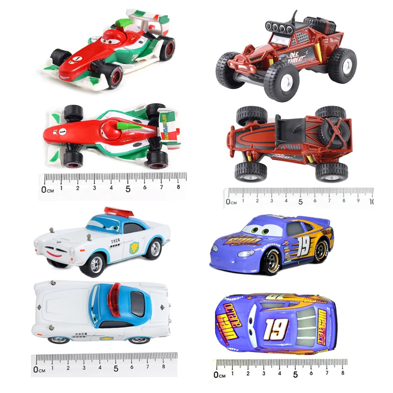 Cars 3 Pixar Cars Spielzeugauto Lightning McQueen Serie 1:55 Druckgussmodell Basisausführungen und plattierte Version Kinder-Legierungsspielzeugauto – Detail 4