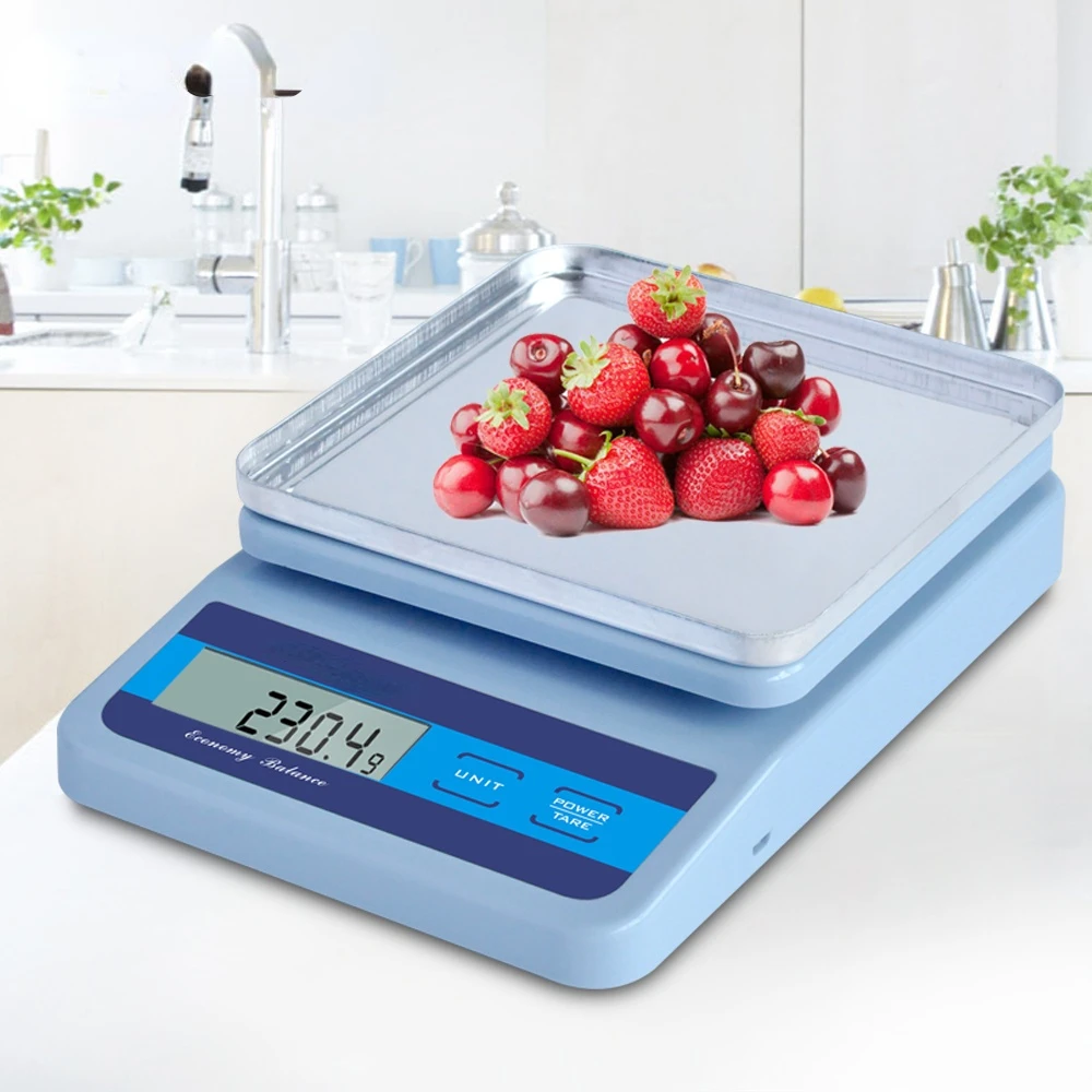 10kg 0.1g Lab Precision Balance with LCD Food Rice Fruit Electronic Precision Kitchen Scale 10KB1EB