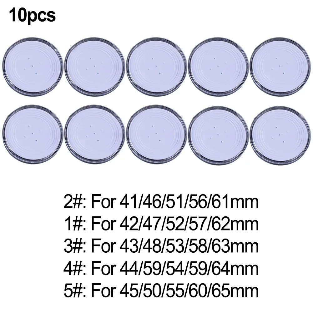 10pcs 70mm Transparent Plastic Coin Capsules With  Gasket Coin Collecting Box Case For Coins Medal Storage Capsules Coin Holder