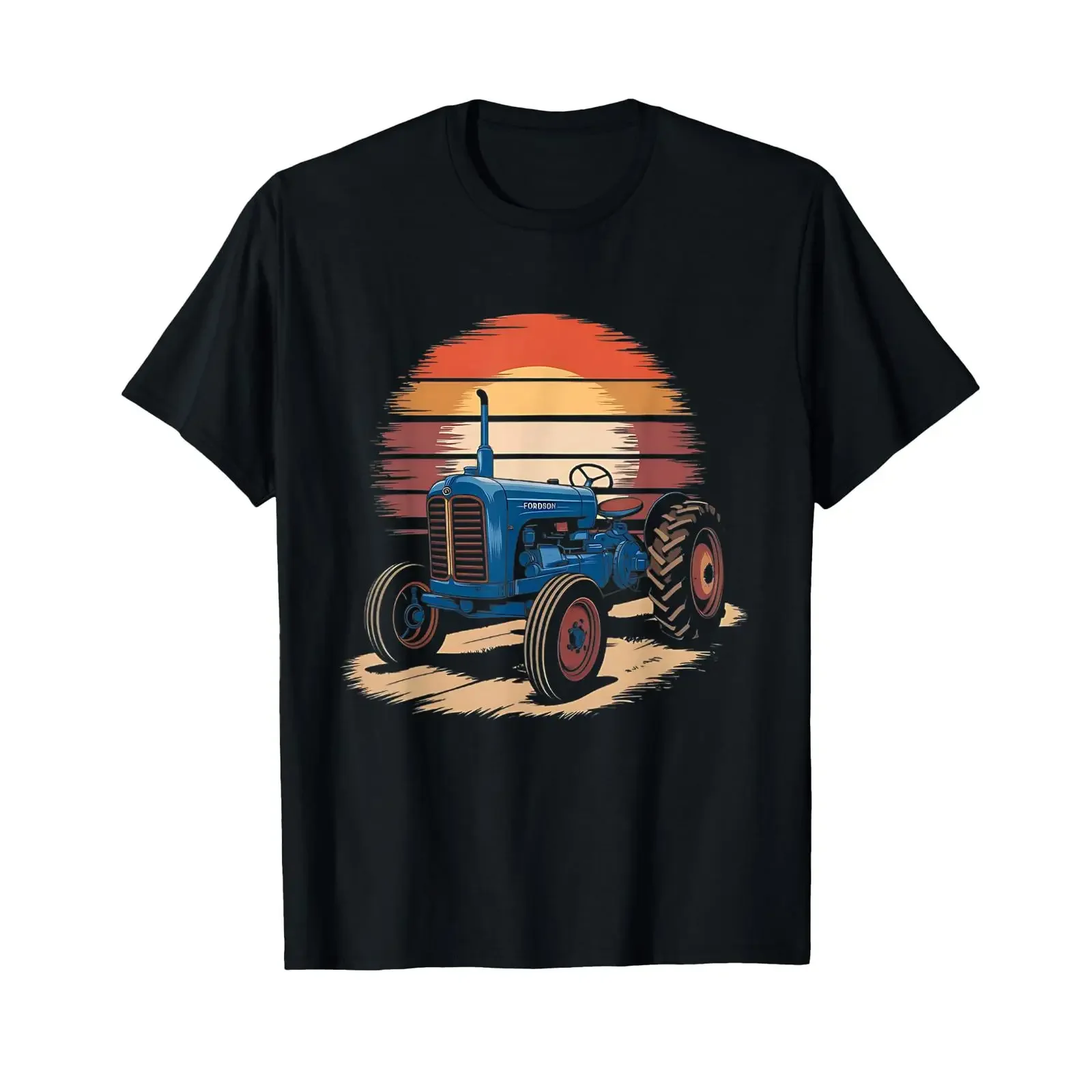 Vintage Fordson Tractor Watercolor Farm Major Dexta Art T Shirt vintage Washed Stylish Versatile Slightly Casual