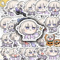 24Pcs Hololive Sticker Todoroki Hajime Sticker Skateboard Suitcase Guitar Kettle Deco Party Favor Gift Present Prize for Kids