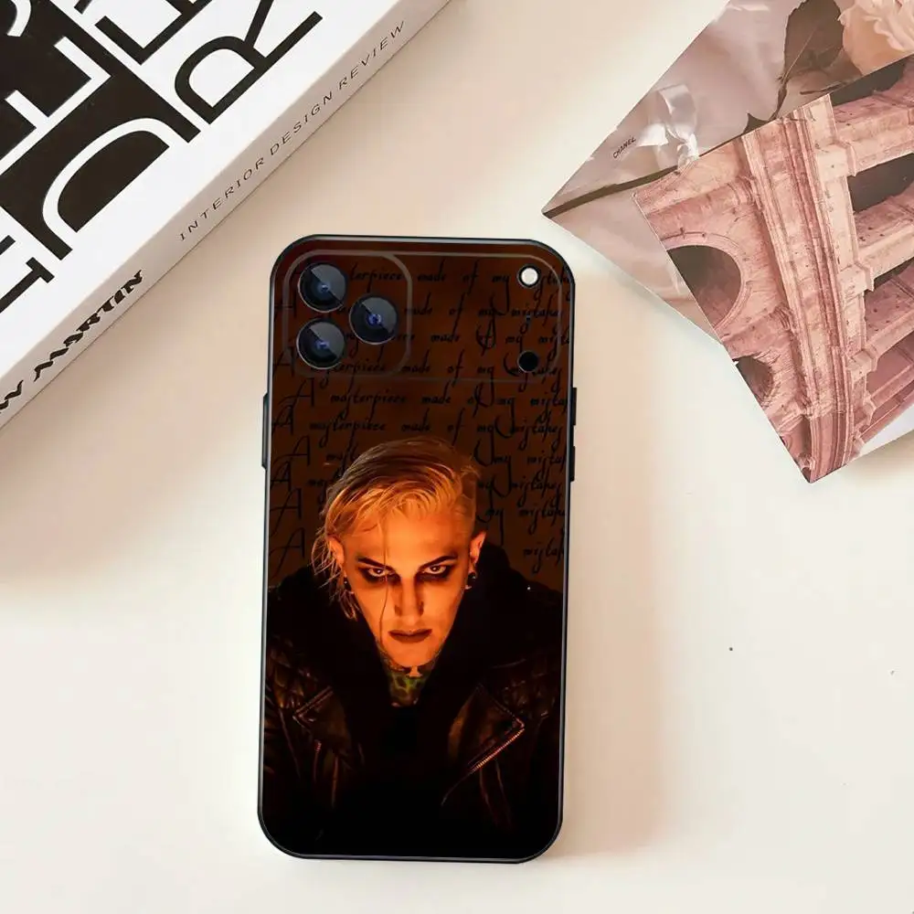 M-Motionless Band Handyhülle für iPhone 17,16,15,14,13,12,11,Pro,Max,Plus,E,SE4,Air,Mini Schwarz Soft Cover