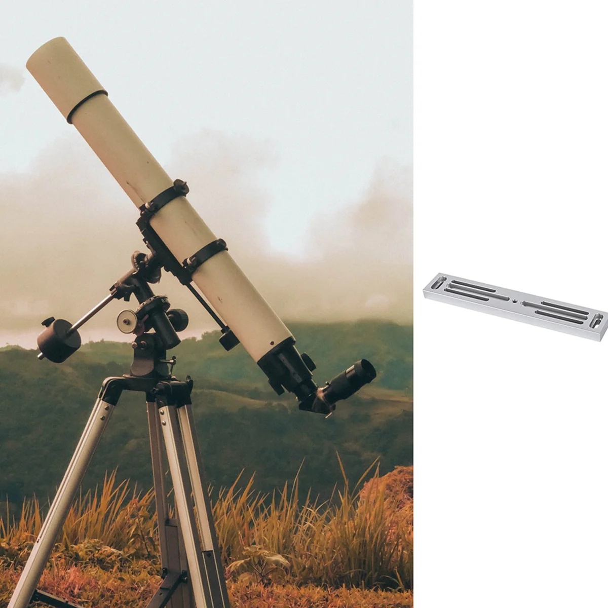 [NEW!A08R】 Dovetail Telescope Mounting Plate 228MM 9 Inch For Equatorial Tripod Long Version Binocular/Monocular For Astronomy
