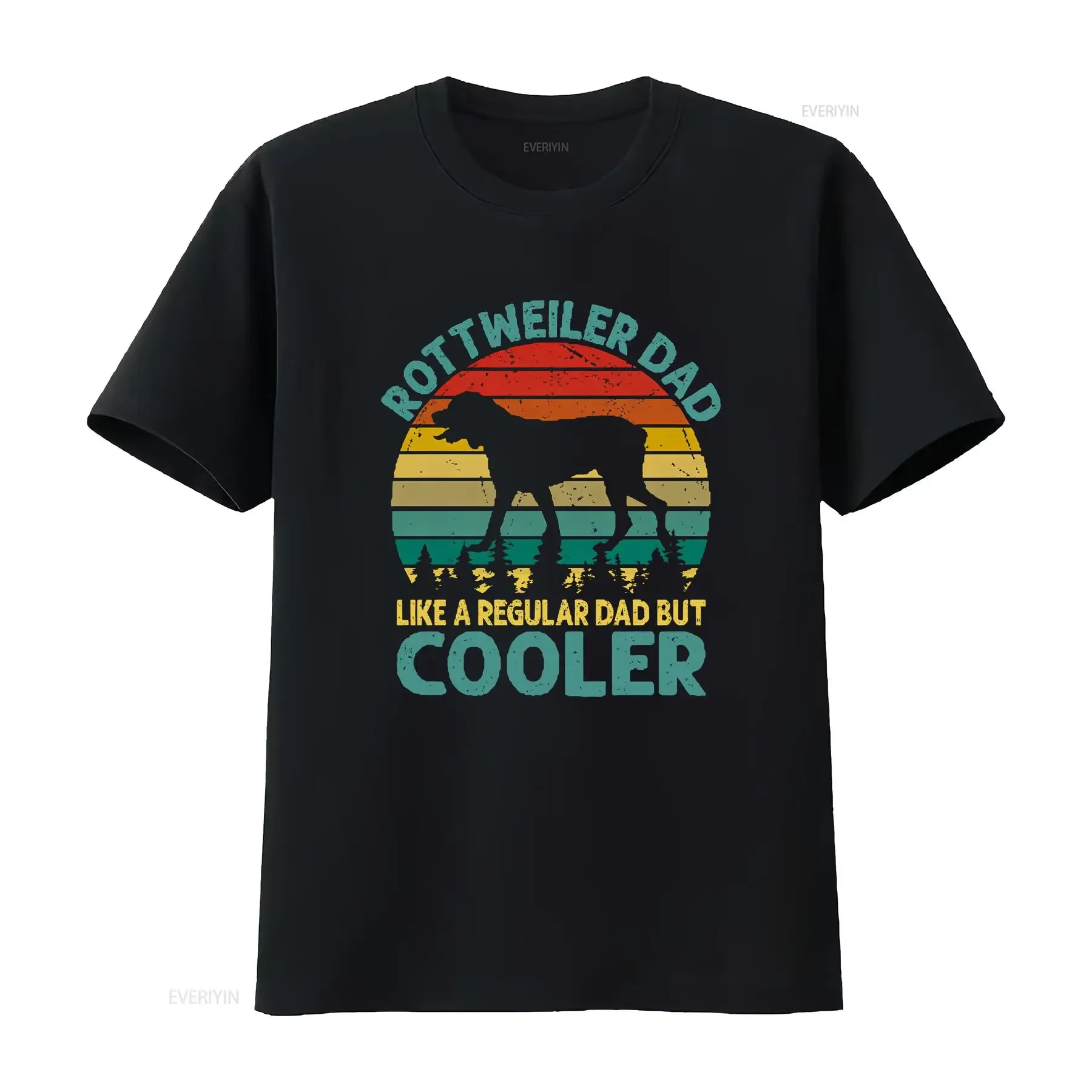 Rottweiler Dad Like A Regular But Cooler T Shirt Small 2XL vintage Washed designer clothes Versatile Breathable Stylish
