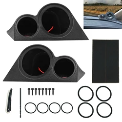 Universal Car Audio Speakers Bracket Black Two-Way Speaker Base Tweeter Inverted Mold Treble Speaker Mount Housing Car Accessory