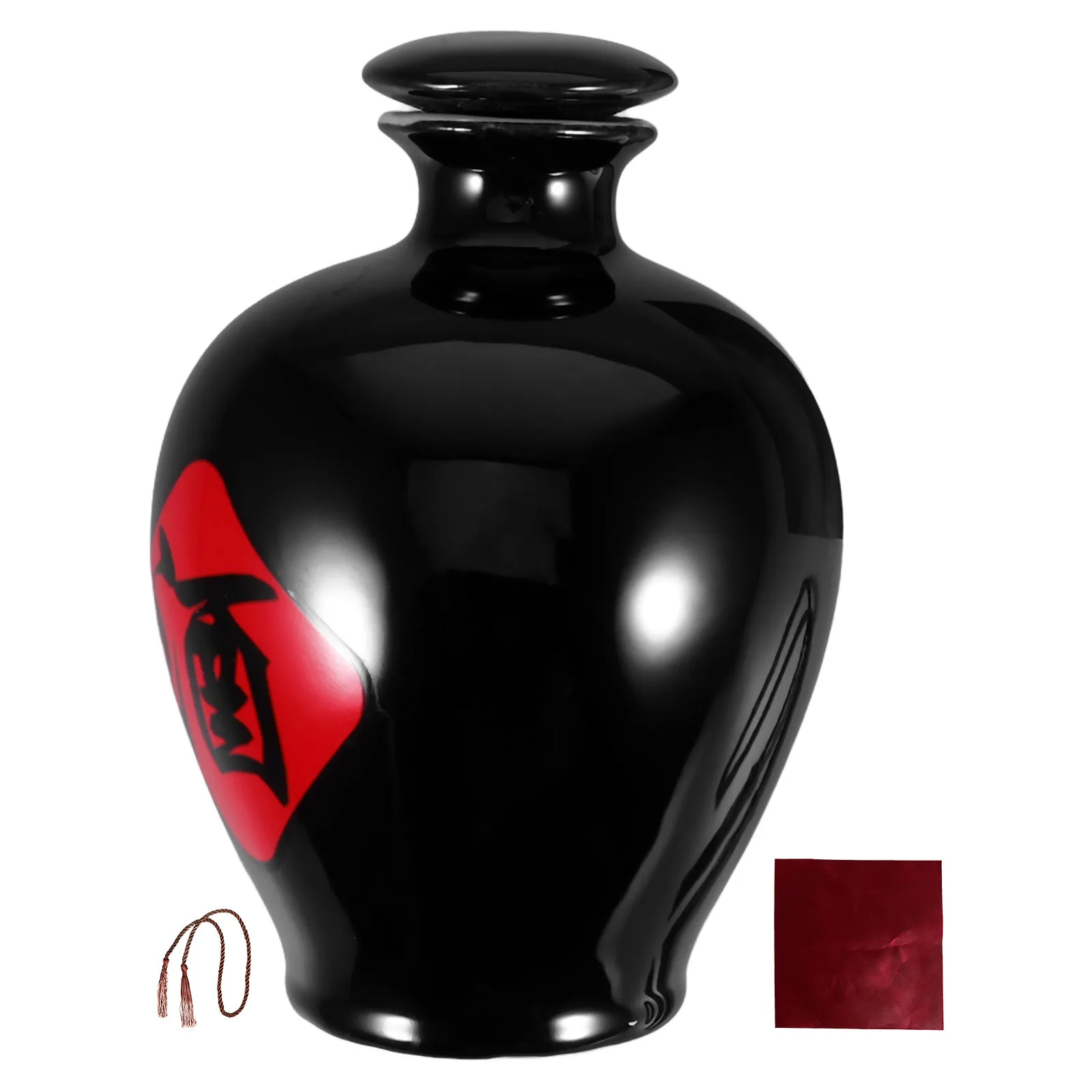 

Flask Cute Ceramic Canister Decoration Sake Tank Ceramics Wine Jar Beer Bottle Chinese Liquor