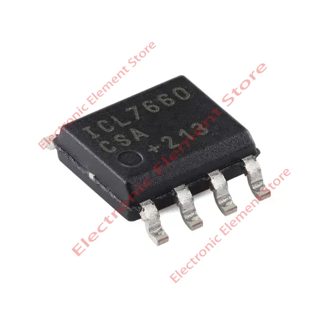 2PCS ICL7660CSA+T DC-DC Power Supply Chip SOIC-8 ICL7660CSA