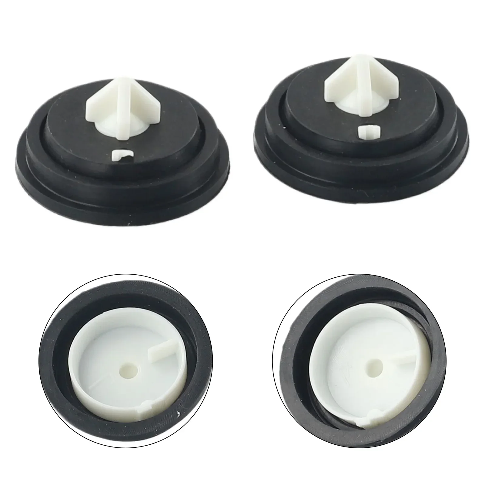 Toilet Seat Part Toilet Washer Bathroom Toilet Accessories 28*15mm 2pcs Diaphragm Washer Toilet Seat Accessories