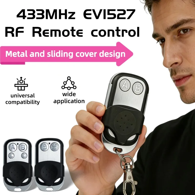 433.92MHz RF Learning Code EV1527 2/4-Button Wireless Remote