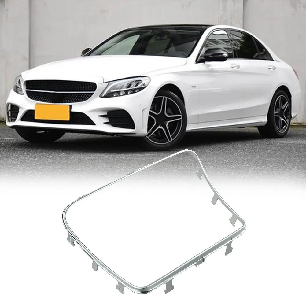 For Mercedes C Class 2014 2022 Center Console Cup Holder Trim Fits W205 W253 Electroplated Frame Part Number 2056830900