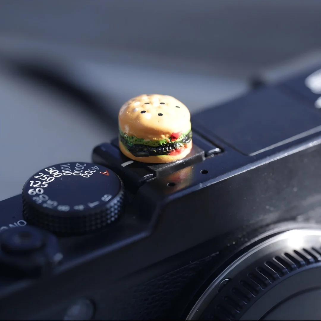 Cute Biscuit Universal Hot Shoe Cover for Leica Q2 Q3 Fuji X100V X-T5 Sony ZV-1 ZV-E10 Canon EOS R5 Nikon Z5 Camera Accessories