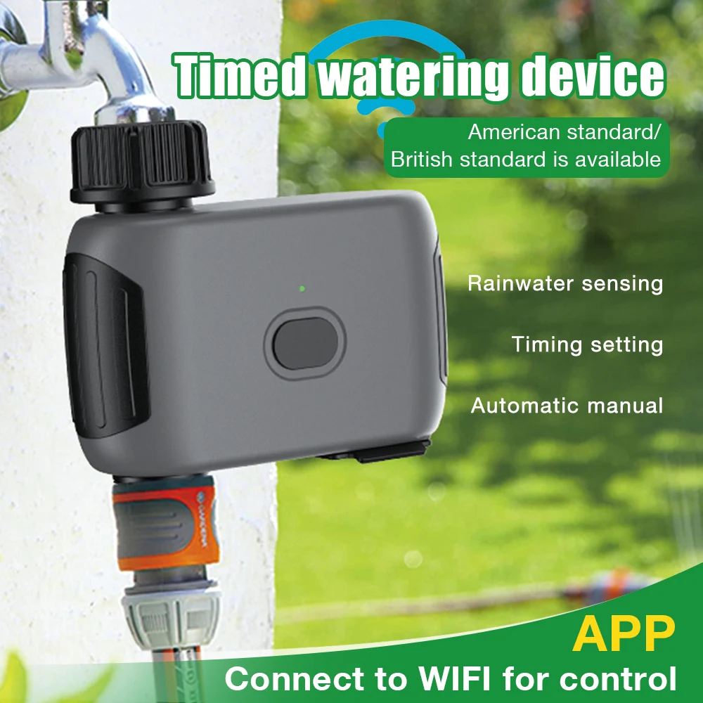 

Smart Irrigation Timer WiFi Garden Watering Device Sprinkler Timer Water Valve Automatic Irrigation Controller Timed Irrigation