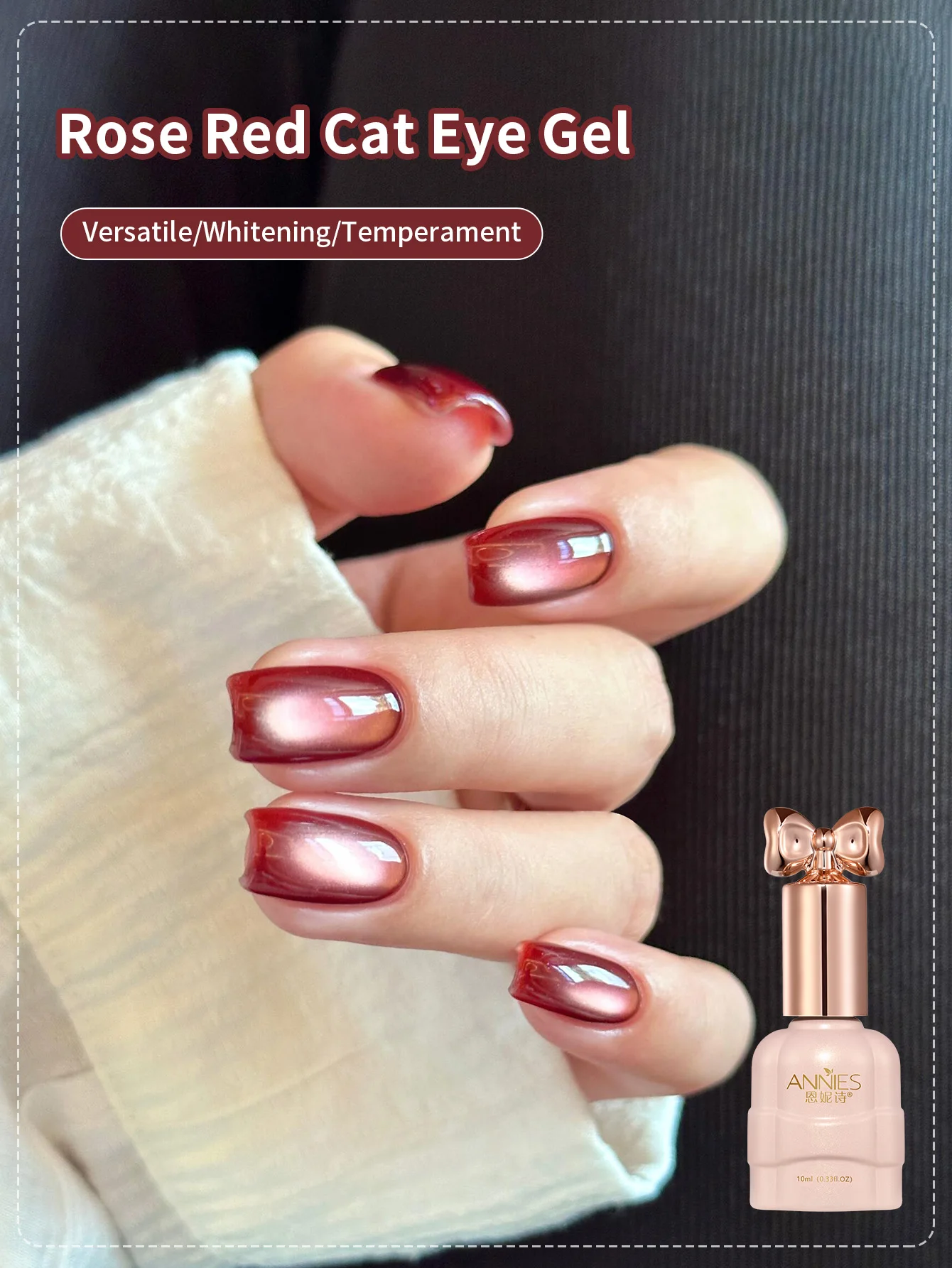 10ml vermelho gato olho gel polonês embeber fora uv holográfico glitter cristal translúcido geléia cor magnético unha polonês salão de beleza diy