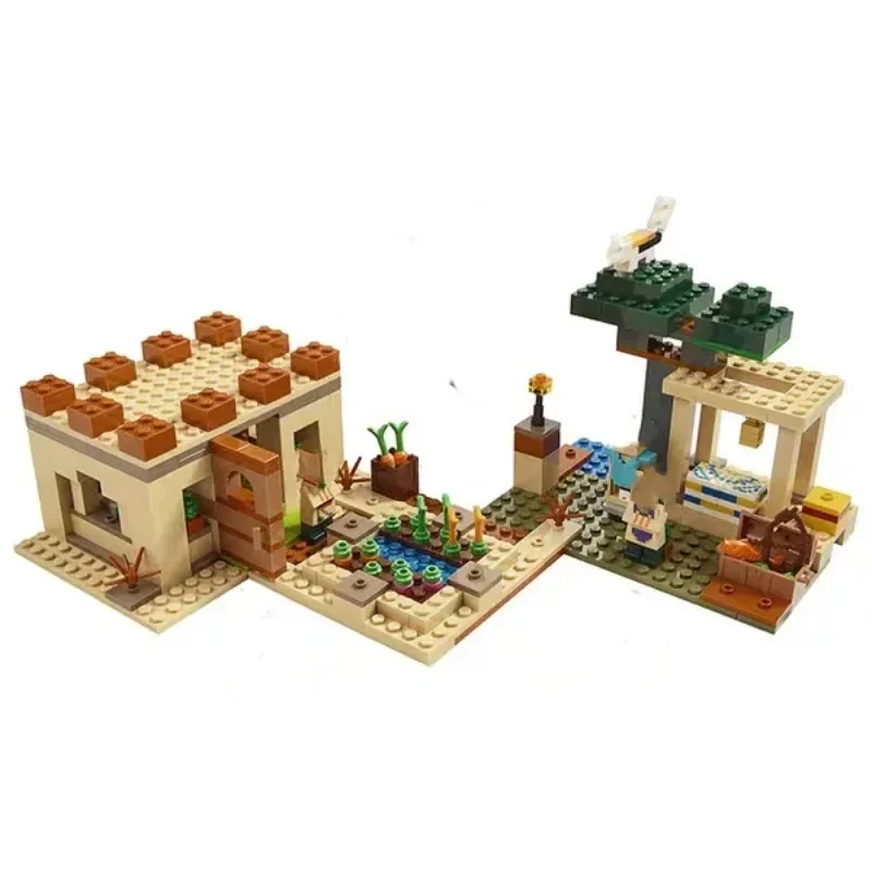 My New World Disaster Villagers Raid Building Blocks Bricks Compatible Lepining 21160 21165 Toys for Children Christmas Gifts