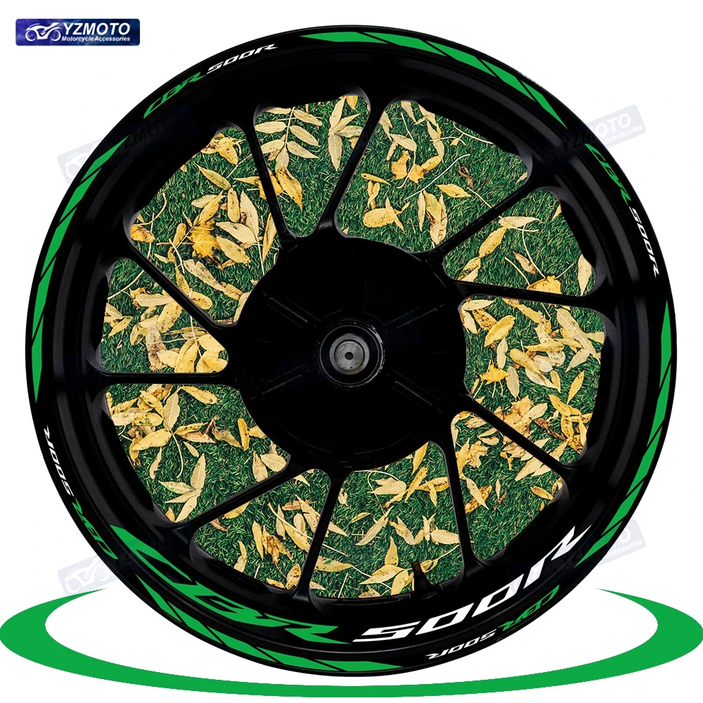 

For Honda CBR500R CBR 500R Motorcycle Racing 17 Inch Front And Rear Wheel Sticker Hub Decal Decorative Reflective Rim Stickers