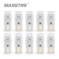 Bombillas LED Canbus 2016 SMD W5W T10 para luces de posición de estacionamiento de coche, luz de techo de mapa Interior, lámpara automática blanca de 12V, 6500K, 10 Uds.
