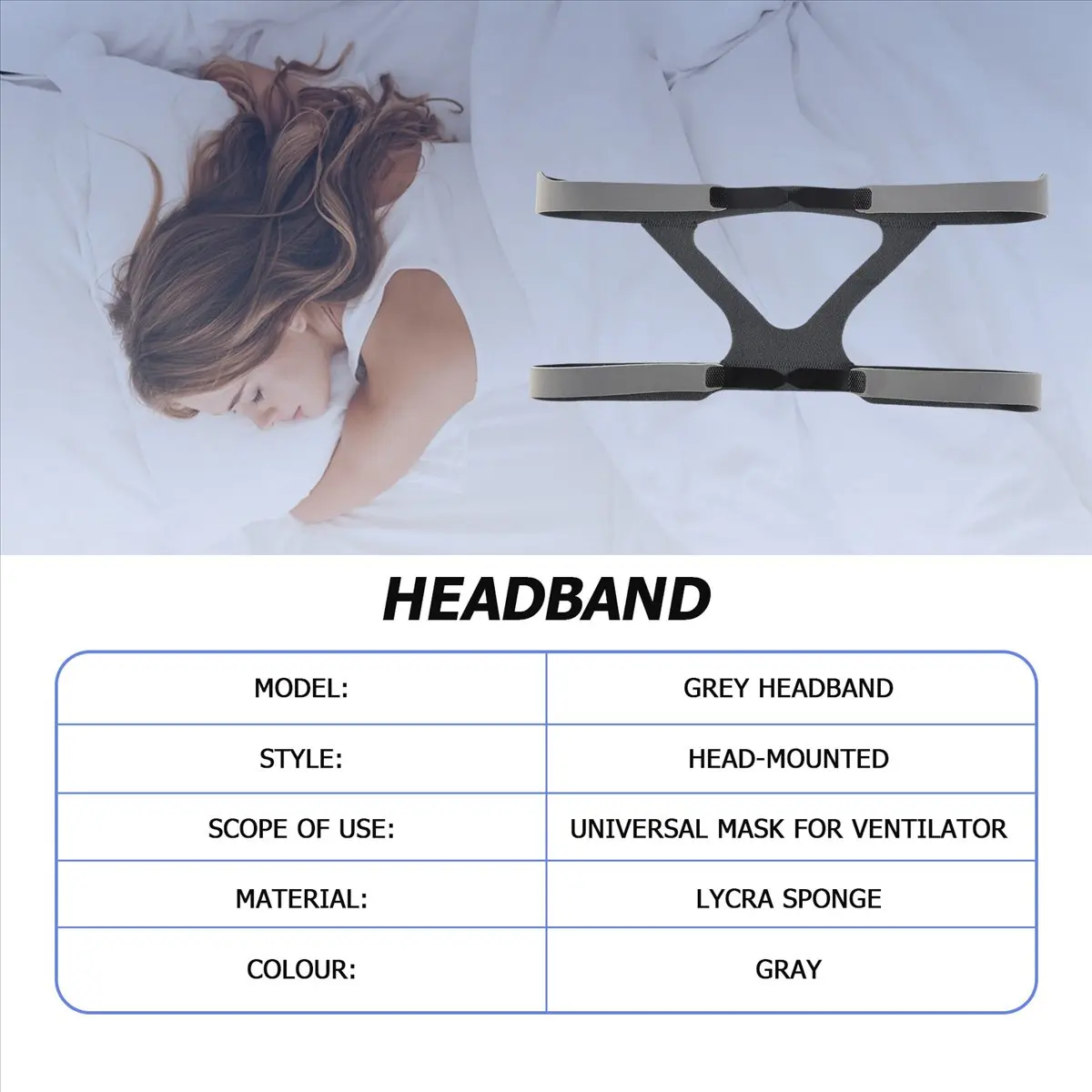 【~ New A20Z】for Wellcome Ventilator Mask Headband Nasal Headgear Universal Headband