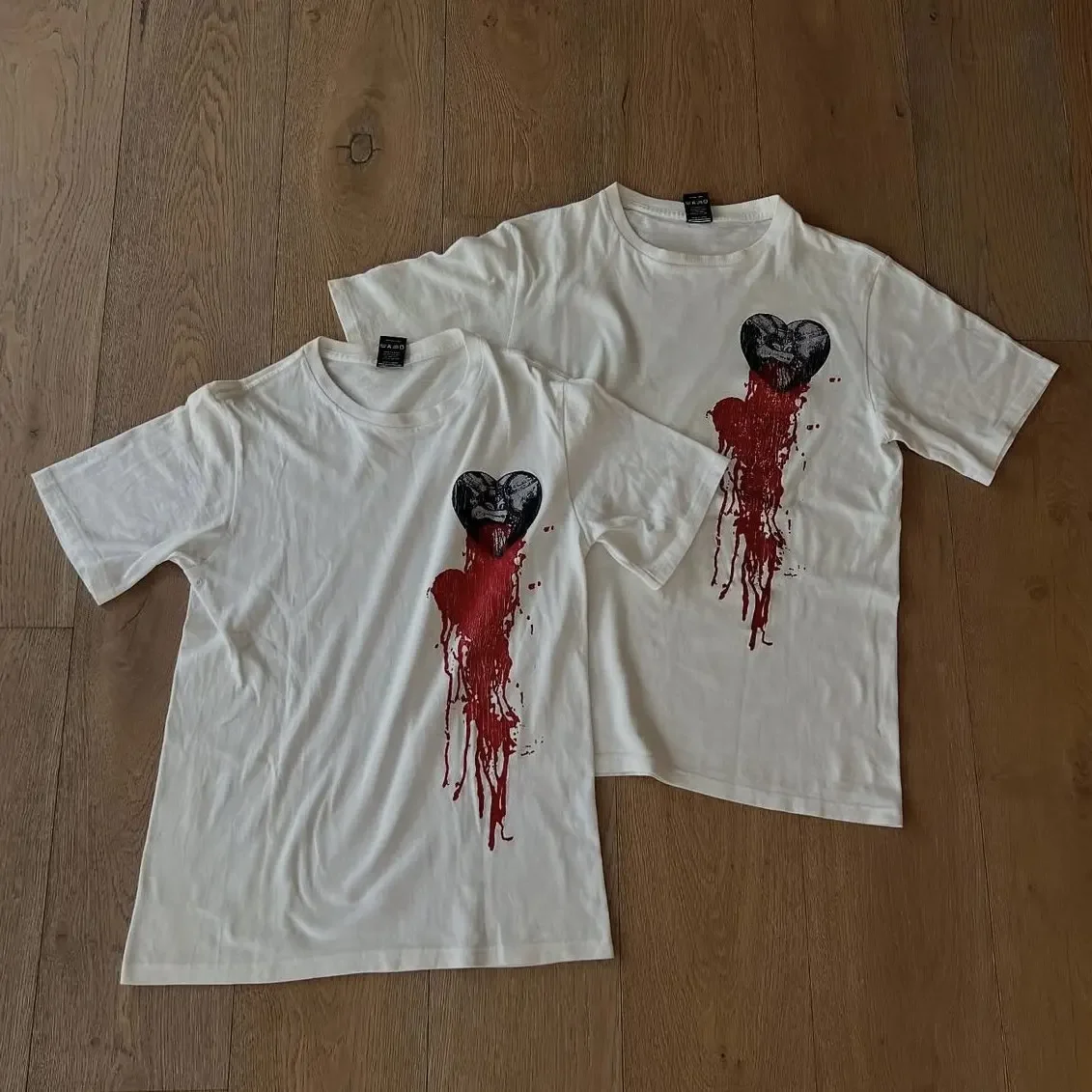 Number (N)ine 00s''Bleeding Metal Heart''T-shirt