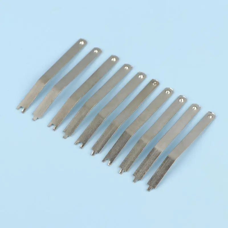 1/5Pairs Cuticle Trimmer Nail Art Scissors Stainless Steel Flat Spring Small Needle Pliers Spring Accessories