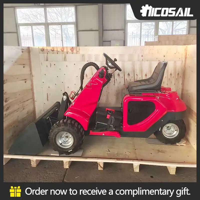 

Новый мини-погрузчик с 3 колесами - компактный дизайн для ограниченных пространств с гибким управлением и быстрой сменой навесного оборудования