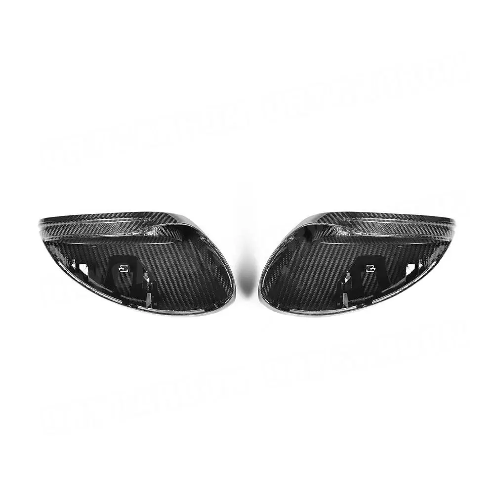 For Porsche 718 982 2016 2017 2018 2019 2020 2021 Dry Carbon Fiber Door Side Rearview Mirror Cap Trim Car Accessories Tuning