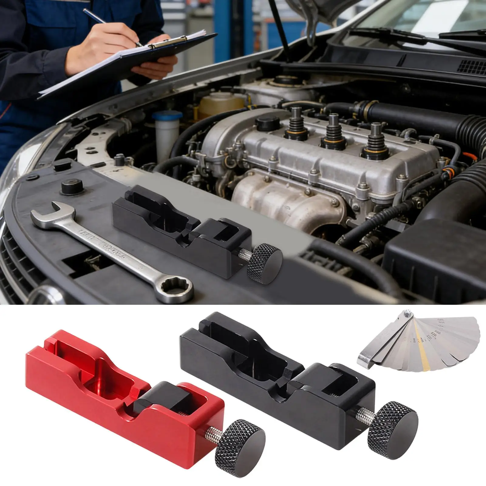 

Plug Gapper Tool Engine Maintenance Gear Ignition Plug Gapper For Automotive Motorcycle Marine Sedan SUV Lawn Mower Home Garage