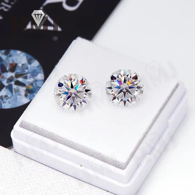 

Moissanite Stone with GRA Certificate Wholesale Prices D Color Loose Gemstones Pass Diamond Tester beads for jewelry making