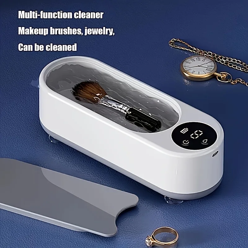 FEIYBA Wireless Vibration Cleaning Machine, Multi-Purpose Cleaner for Glasses Cleaning Machine. Jewelry, Braces, Toothbrushes, W view 3