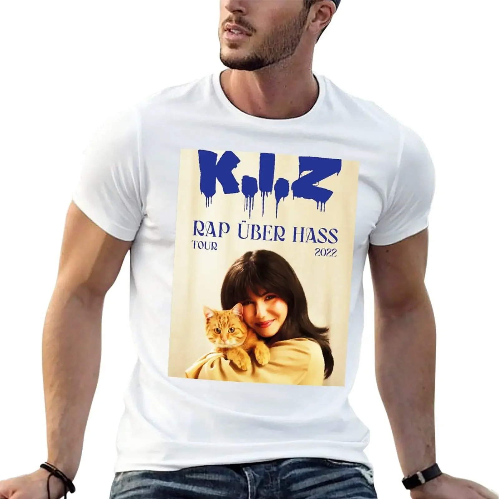 K.I.Z Tour Poster T-Shirt Short sleeve tee blanks sweat t shirt men