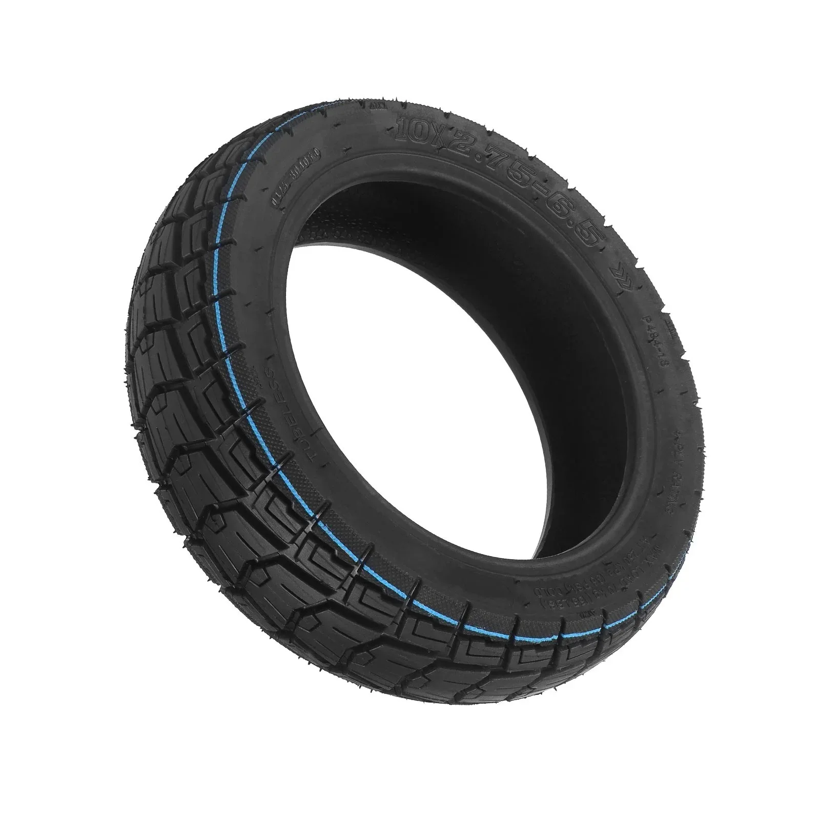 Original 10*2.75-6.5 Tubeless Tire for Kukirin Electric Scooter 10×2.75-6.5 Vacuum Tyre P494 Wear-Resistant Tire Replacement
