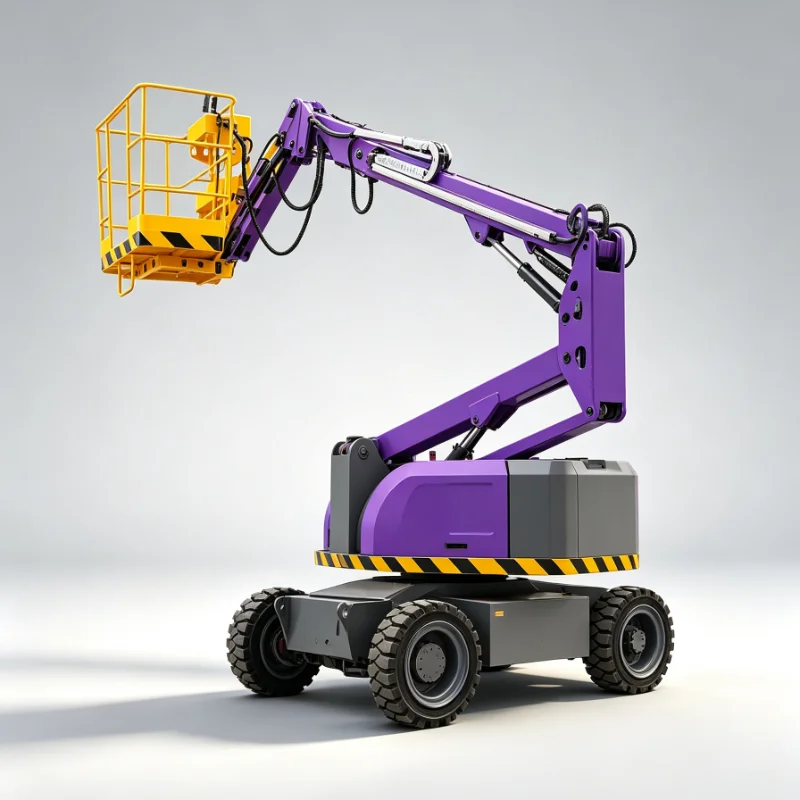 Customized Industrial Boom Lift 12m Articulating Aerial Platform CE Certified For Factory Warehouse Use
