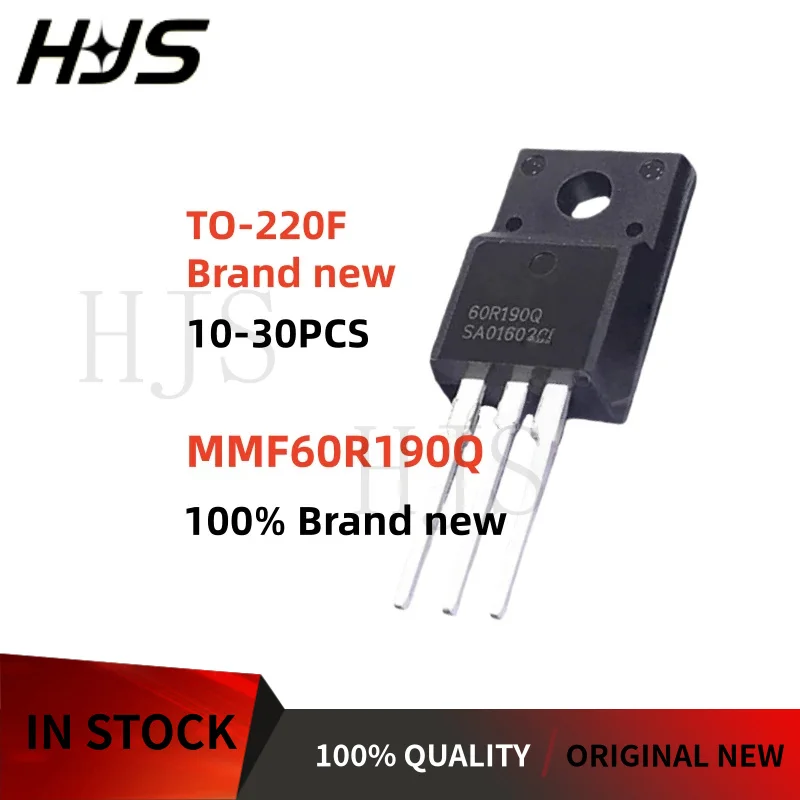 10~30PCS New MMF60R190Q 60R190Q TO-220F MOS Field-Effect Transistor High-quality
